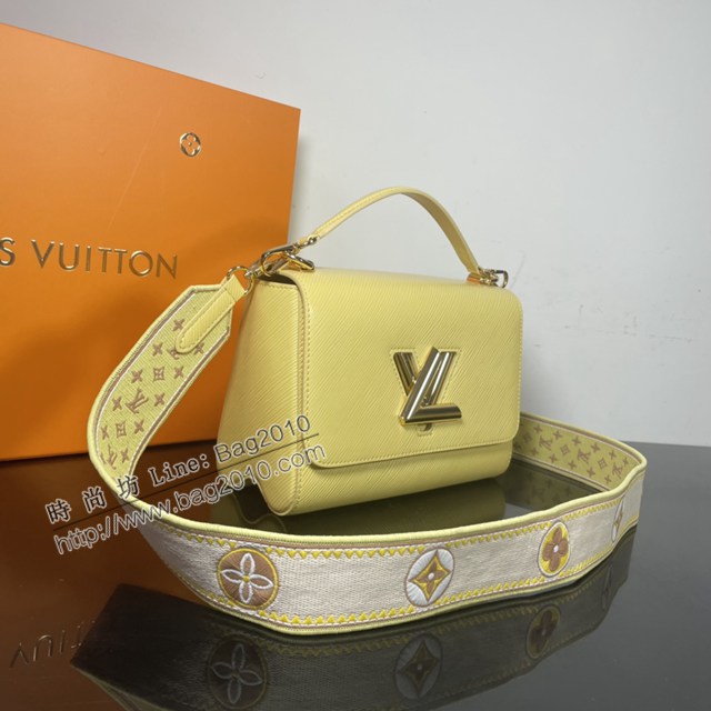 Lv路易威登2023專櫃新款Twist中號手袋 LV手提肩背斜挎包 M22036 M22038 ydh5039